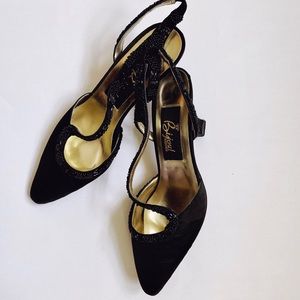 Bijou black heels Size 71/2